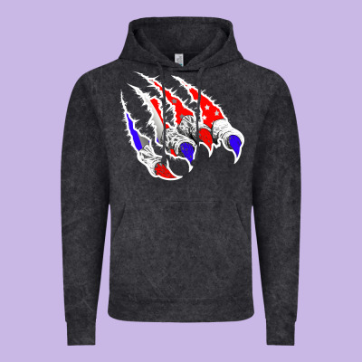 American Flag Claw Vintage Hoodie Designed By Bettercallsaul