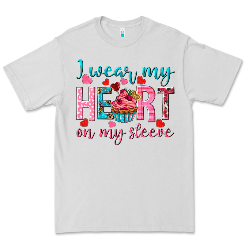 I Wear My Heart On My Sleeve Premium Tee by NancyCooperArtShop | Teevron