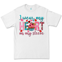 White i wear my heart on my sleeve Premium Tee - NancyCooperArtShop