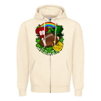 Sandshell St. Patrick's Day American Football Zipper Hoodie - FaDigitalArtStudio