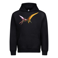 Black dinosaur pterodactyl Urban Hoodie - Artiststas