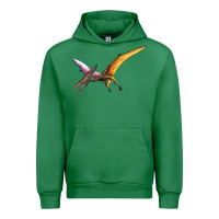 Emerald dinosaur pterodactyl Urban Hoodie - Artiststas
