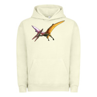 Pigment Pistachio dinosaur pterodactyl Urban Hoodie - Artiststas
