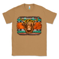 Toasted Coconut highland cow western background Classic Tee - Jasminsmagicworld