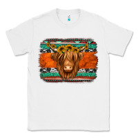White highland cow western background Classic Tee - Jasminsmagicworld