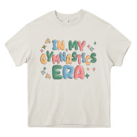 Cream in my gymnastics era Heavy Core Tee - MaliasSmallBusiness