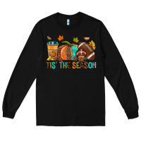 Black Tis' the season Fall Long Sleeve Tee - NancyCooperArtShop