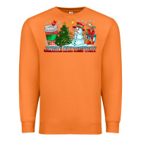 Carrot Jingle All The Way Premium Sweatshirt - CowhideDigitalArt