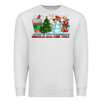 Oatmeal Heather Jingle All The Way Premium Sweatshirt - CowhideDigitalArt