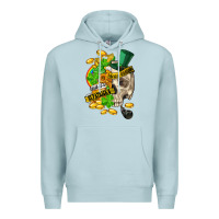 Blue Mist when you are dead inside but its st.patricks Premium Hoodie - FaDigitalArtStudio