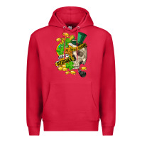 Cardinal when you are dead inside but its st.patricks Premium Hoodie - FaDigitalArtStudio
