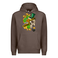 Coffee when you are dead inside but its st.patricks Premium Hoodie - FaDigitalArtStudio