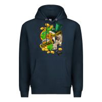 Navy when you are dead inside but its st.patricks Premium Hoodie - FaDigitalArtStudio