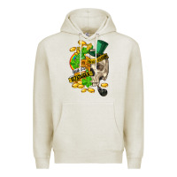 Oatmeal Heather when you are dead inside but its st.patricks Premium Hoodie - FaDigitalArtStudio