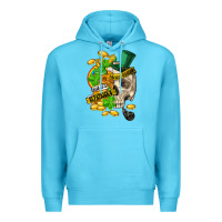 Ocean Blue when you are dead inside but its st.patricks Premium Hoodie - FaDigitalArtStudio