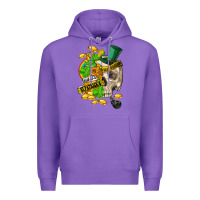 Purple when you are dead inside but its st.patricks Premium Hoodie - FaDigitalArtStudio