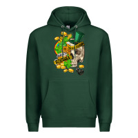 Sports Green when you are dead inside but its st.patricks Premium Hoodie - FaDigitalArtStudio