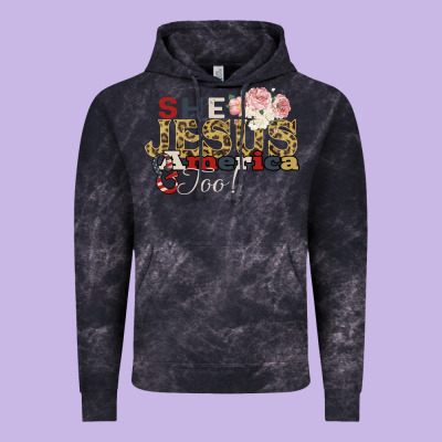 She Jesus America Too Vintage Hoodie Designed By Bettercallsaul