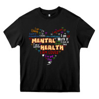 Black mental health matters Heavy Core Tee - JahusDesignShop