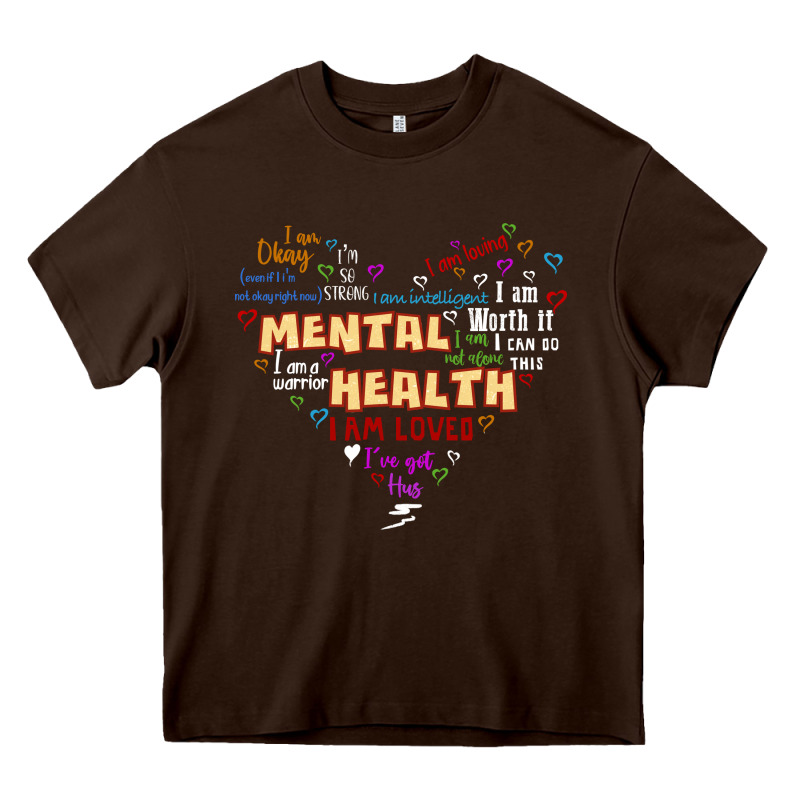 Mental Health Matters Heavy Core Tee by JahusDesignShop | Teevron