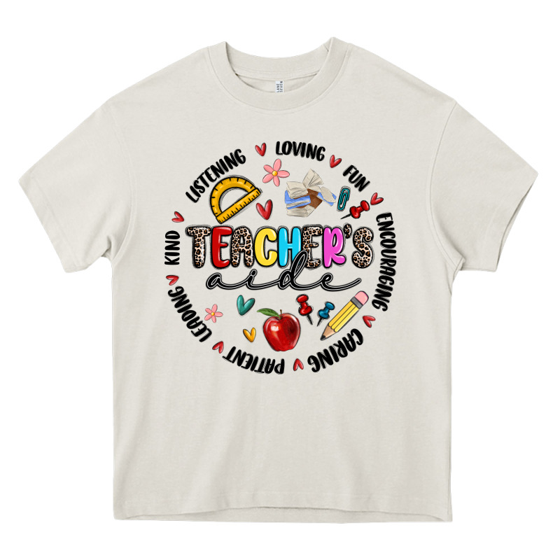 Teachers Aide Heavy Core Tee by MaliasSmallBusiness | Teevron