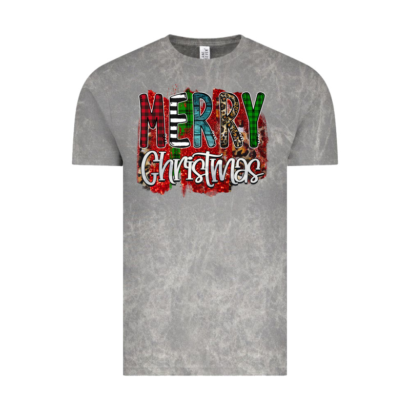 Merry Christmas Buffalo Plaid Leopard Vintage Tee by Bettercallsaul | Teevron
