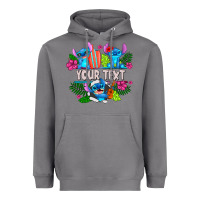 Storm Your Text Stich Heavyweight Hoodie - CowhideDigitalArt
