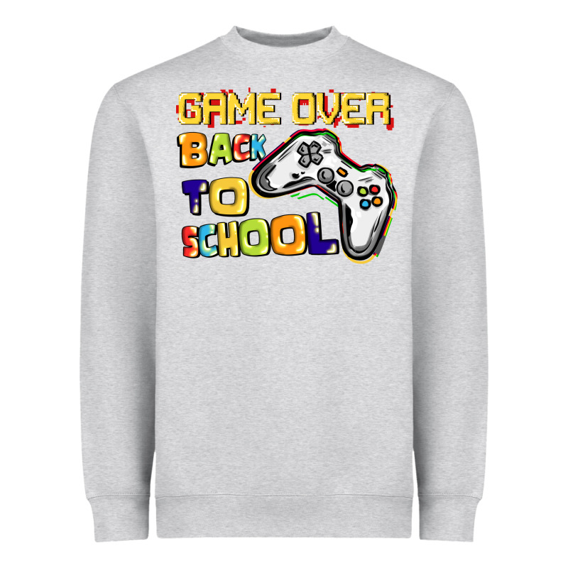 Game Over Back To School Heavyweight Sweatshirt by CowGirlArtShop | Teevron