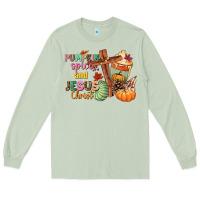 Matcha Pumpkin spice and Jesus christ Long Sleeve Tee - NancyCooperArtShop