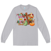 Moon Dust Pumpkin spice and Jesus christ Long Sleeve Tee - NancyCooperArtShop