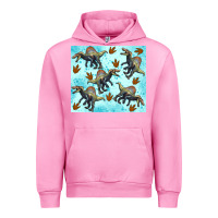 Fuchsia Pink spinosaurus Urban Hoodie - Artiststas