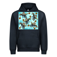 Navy spinosaurus Urban Hoodie - Artiststas