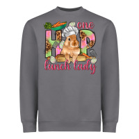 Storm One hip lunch lady Easter Day Heavyweight Sweatshirt - HowdyJamesFarm