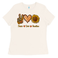 Bone Peace Love Sunshine Ladies Tee - Jasminsmagicworld