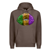 Coffee mardi gras kiss Premium Hoodie - RanaPortraitStore