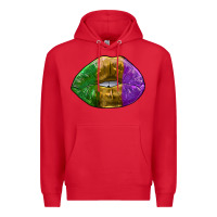 Red mardi gras kiss Premium Hoodie - RanaPortraitStore