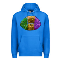 True Royal mardi gras kiss Premium Hoodie - RanaPortraitStore