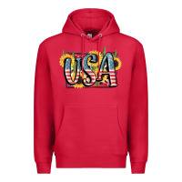 Cardinal USA 4th of July Premium Hoodie - FaDigitalArtStudio