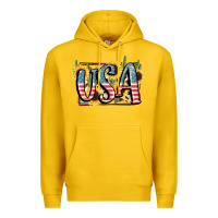 Lemon USA 4th of July Premium Hoodie - FaDigitalArtStudio