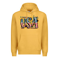 Mustard USA 4th of July Premium Hoodie - FaDigitalArtStudio