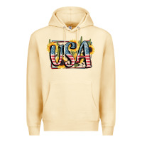 Pina Colada USA 4th of July Premium Hoodie - FaDigitalArtStudio