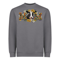Storm Mom with cow Heavyweight Sweatshirt - CowGirlArtShop