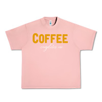 Salmon Coffee Completes Me Urban Heavy Tee - Bettercallsaul