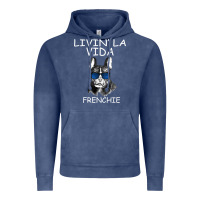 Vintage Denim Livin' la vida Frenchie Vintage Hoodie - Bettercallsaul