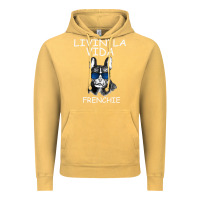 Vintage Mustard Livin' la vida Frenchie Vintage Hoodie - Bettercallsaul