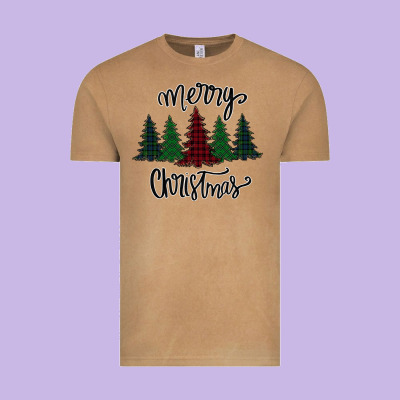 Merry Christmas Trees Vintage Tee Designed By Bettercallsaul