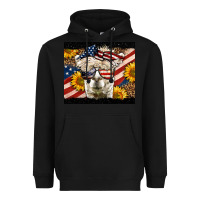 Black Western 4th Of July Lama Heavyweight Hoodie - LillyAllenDesigns