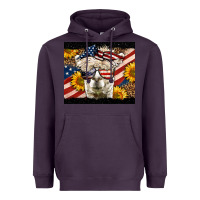 Plum Western 4th Of July Lama Heavyweight Hoodie - LillyAllenDesigns