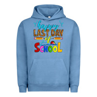 Pigment Pebble Blue happy last day of school Urban Hoodie - Artiststas