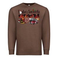 Chestnut Santa's Favorite Firefighter Premium Sweatshirt - LillyAllenDesigns